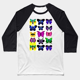 SWEET BUTTERFLY PATTERN Baseball T-Shirt